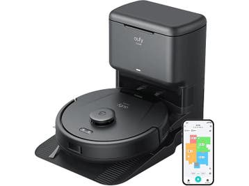 Eufy -  Robotstofzuiger L60 Hybrid Ses Zwart, Verzenden, Nieuw, Reservoir