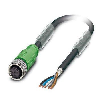 M12 Câble De Capteur Blindé 5 Câbles 5M PUR - 1682951, Verzenden