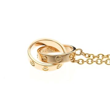 Cartier - Ketting met hanger roze goud