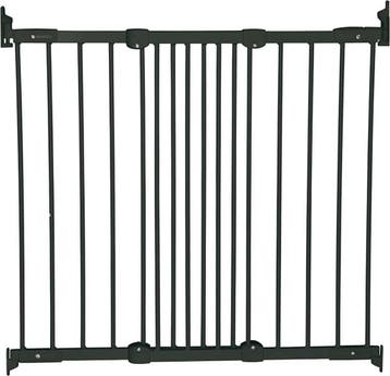 BabyDan FlexiFit Safety Gate Metaal Zwart 67-105.5 cm, Verzenden, Zo goed als nieuw