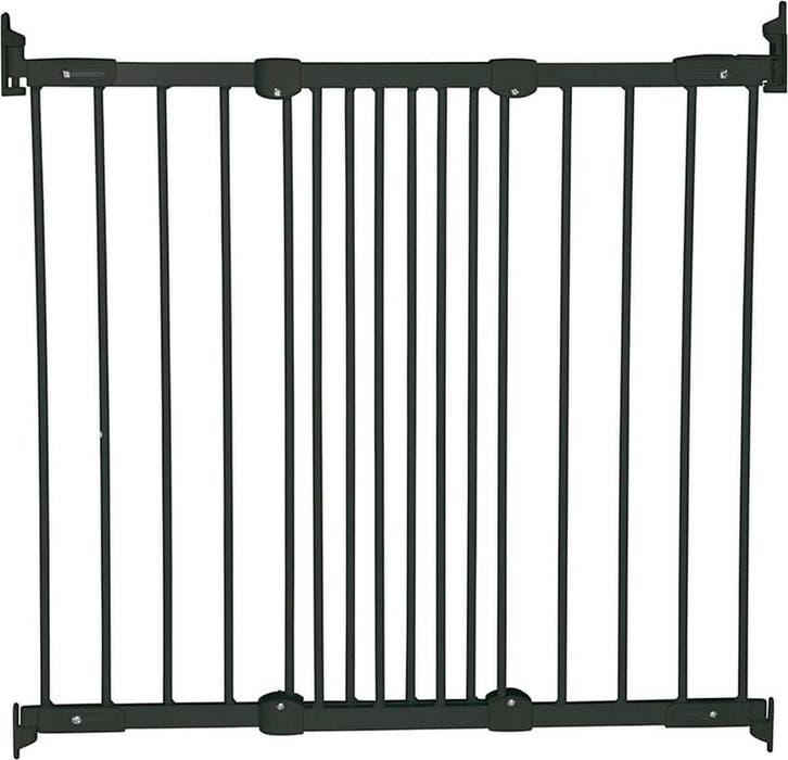 BabyDan FlexiFit Safety Gate Metaal Zwart 67-105.5 cm, Kinderen en Baby's, Traphekjes, Zo goed als nieuw, Verzenden
