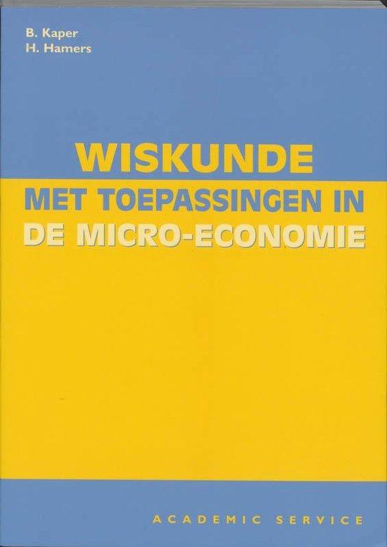 Wiskunde met toepassingen in de micro - Kaper, Boeken, Economie, Management en Marketing, Verzenden