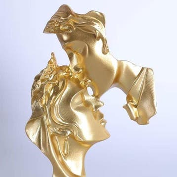 Romantic Couple Sculpture Statue - Resin Love Figure Statue