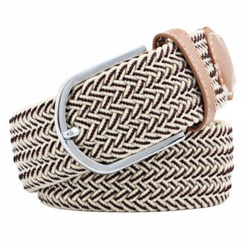 Fako Fashion - Elastische Riem - Canvas - Gevlochten - 105cm, Kleding | Dames, Riemen en Ceinturen, Verzenden, Nieuw