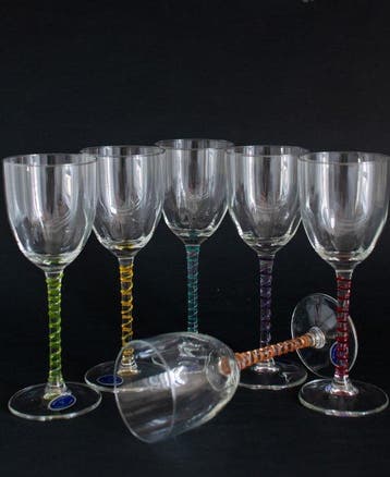 Modern Glass by Mariana Iskra - Mariana Iskra - Flûte à, Antiquités & Art, Curiosités & Brocante