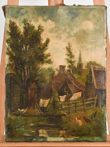 Hendrik Willem van Voorden (1870-1946) - Kippen