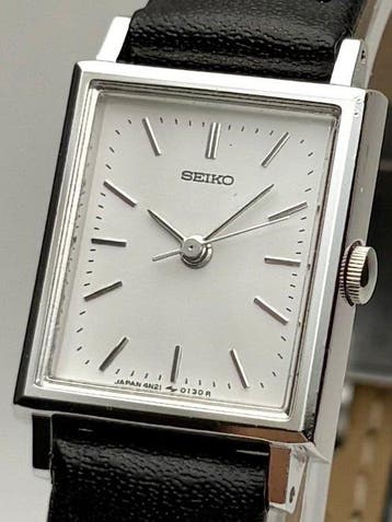 Seiko - Zonder minimumprijs - SEIKO Vintage Rectangular, Handtassen en Accessoires