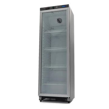 Réfrigérateur - 400 L - noir - avec porte en verre -, Verzenden, Nieuw in verpakking