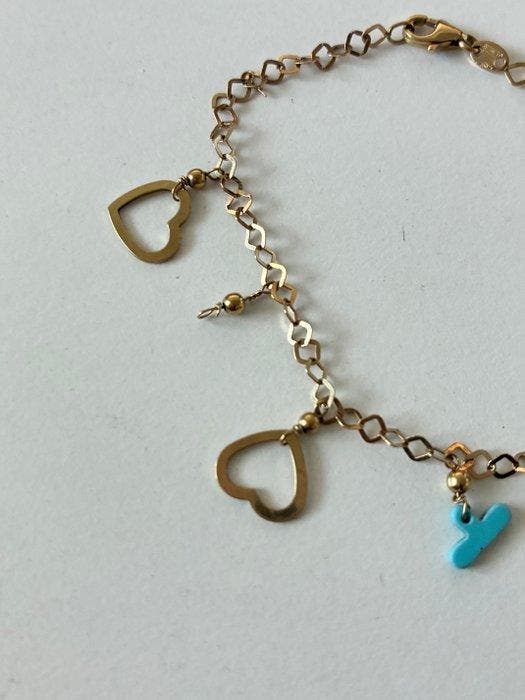 Armband - 18 karaat Geel goud, Handtassen en Accessoires, Armbanden