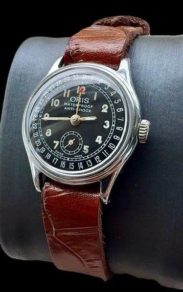 Oris - Pointer Date Military - Sans prix de réserve - 677 -