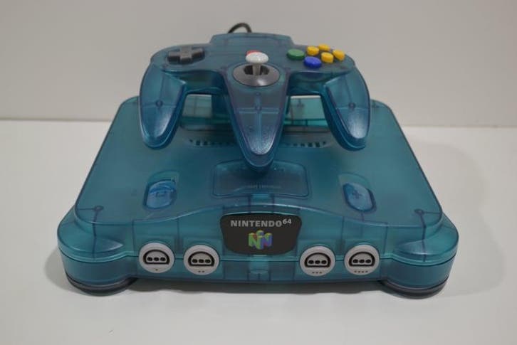 Nintendo 64 Ice Blue Edition, Games en Spelcomputers, Spelcomputers | Nintendo 64