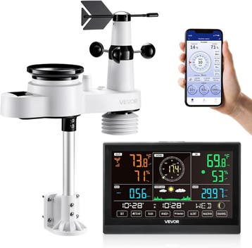 Weerstation 7,5 VA Display | Tweede kansje | OP = OP, TV, Hi-fi & Vidéo, Stations météorologiques & Baromètres, Verzenden, Weerstation