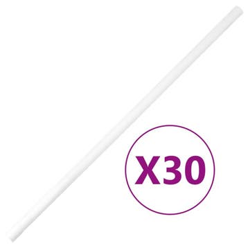 vidaXL Kabelgoten met klemmen Ø25 mm 30 m PVC, Verzenden, Nieuw