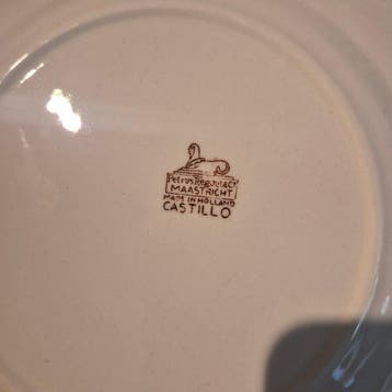 Petrus Regout - Tafelservies (25) - Castillo - Keramiek