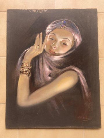 Costantino Anselmi (1905–1994) - Volto di donna