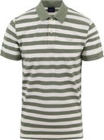 Gant Polo Strepen Groen maat Maat 52/54 (L) Heren, Maat 52/54 (L), Verzenden, GANT, Nieuw