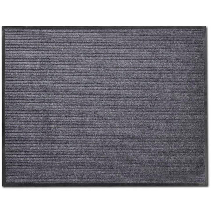 vidaXL Deurmat 120x180 cm PVC grijs, Tuin en Terras, Deurmatten, Nieuw, Verzenden