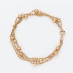 Armband - 14 karaat Geel goud, Handtassen en Accessoires, Armbanden, Nieuw