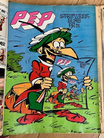 Pep in 5 verzamelmappen 1972 - 1973 - 1974, Nieuw