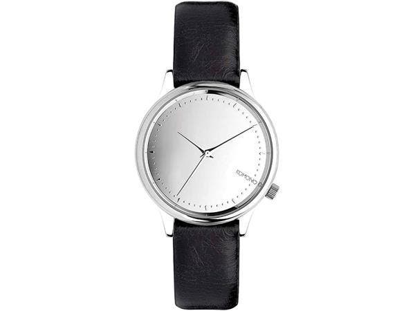 Veiling - Komono Estelle Mirror horloge dames zilver/zwart 3, Bijoux, Sacs & Beauté, Montres | Femmes