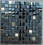 Wand Mozaïek Tegels Factory Glas Toscane Blauw - Matje 30.., Ophalen of Verzenden, Wandtegels