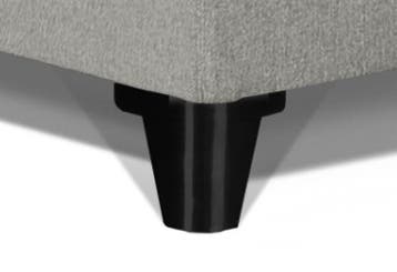 Caresse Halfronde poot zwart - 160x200/210