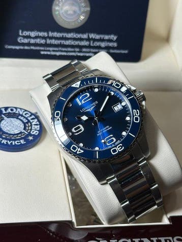 Longines - Hydroconquest - L37804966 - Homme - 2026, Handtassen en Accessoires, Horloges | Heren, Nieuw