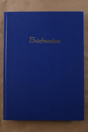Wereld - 6 lege stockboeken met witte bladen