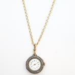 Ketting met hanger - 18 karaat Geel goud - 0.50ct. tw.