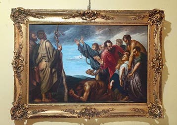 Scuola Fiamminga (XX), da Antoon van Dyck - Mose e il