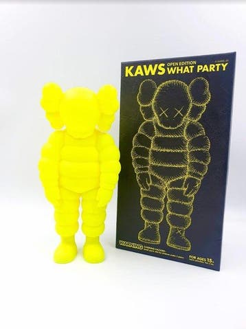 Kaws (1974) - NO RESERVE What Party Yellow 2020