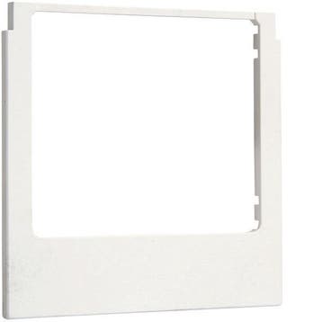 Hager Berker Hoekig Design Montuur Mat Polair Wit - WD1211, Verzenden, Nieuw
