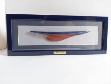 Halfmodel - Demi coque décorative en bois, 49 cm, Ranger