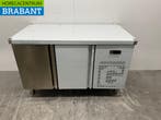 Établi réfrigéré Asber en acier inoxydable 2 portes 134,2 cm, Verzenden