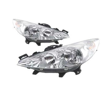 PHARES POUR PEUGEOT 207 06-09 09- PROJECTEUR, Autos : Pièces & Accessoires, Verzenden