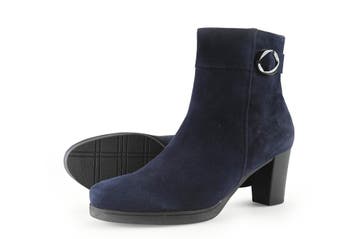 Gabor Enkellaarzen in maat 40½ Blauw, Kleding | Dames, Schoenen, Lage of Enkellaarzen, Gabor, Gedragen, Verzenden