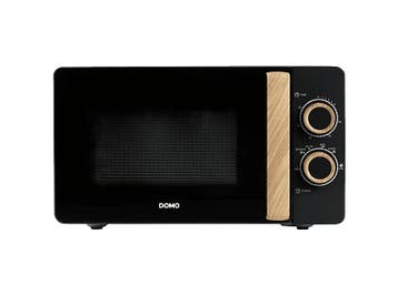 Domo -  Magnetron 800 W Inhoud 20 L - Black Wood, Verzenden
