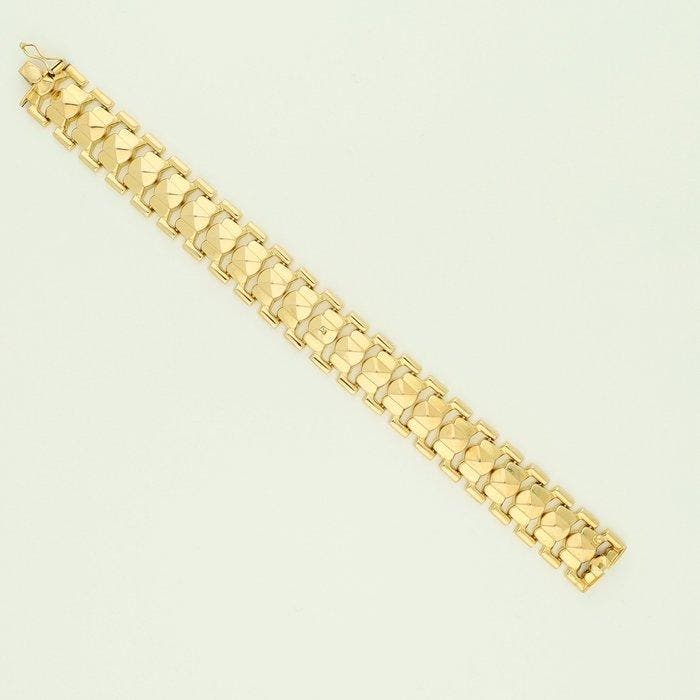 Armband - 14 karaat Geel goud, Handtassen en Accessoires, Armbanden
