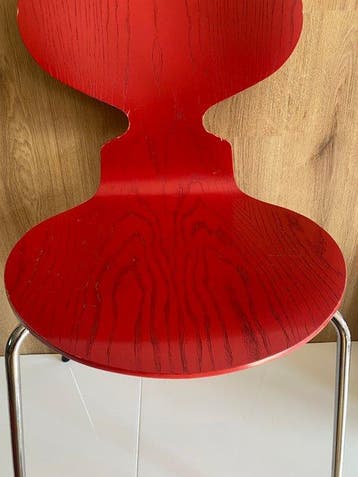 Fritz Hansen - Arne Jacobsen - Stoel - Ant - hout en staal