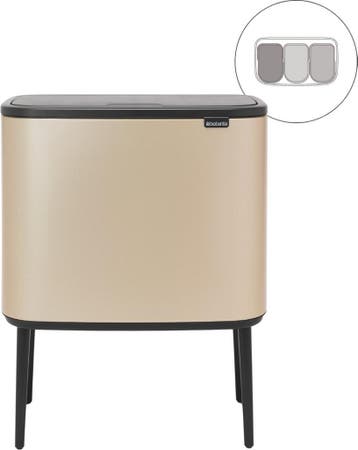Brabantia Bo Touch Bin Prullenbak - 3 x 11 liter -, Verzenden, Zo goed als nieuw