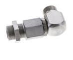 16S Acier zingué Coude Boule Joint Tournant Raccord Coupe, Verzenden