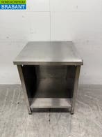 Table de travail en acier inoxydable avec étagère 70 x 70 x, Verzenden