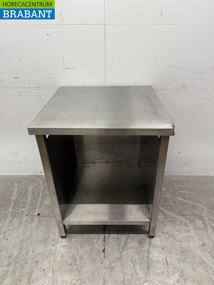 Table de travail en acier inoxydable avec étagère 70 x 70 x, Articles professionnels, Horeca | Autre, Envoi