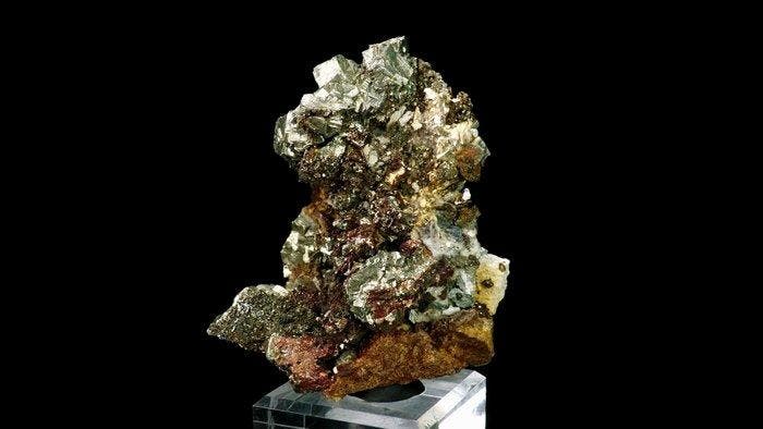 pyriet - Le Rivet, Peyrebrune, Tarn, Frankrijk - Hoogte: 9, Collections, Minéraux & Fossiles