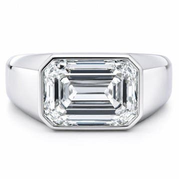 Zonder minimumprijs - Ring Platina - 5.02ct. tw. Diamant, Nieuw