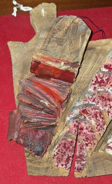 sculptuur, Tagliere di salumi - 15 cm - Hout, Antiek en Kunst, Curiosa en Brocante
