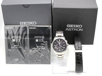 Seiko - ASTRON GPS Solar Comes with a leather belt - SBXB085