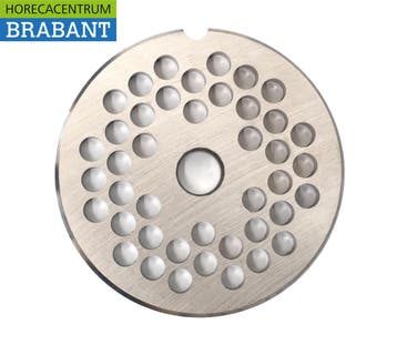 Plaque en acier inoxydable HCB pour hachoir, calibre 12, 6, Verzenden