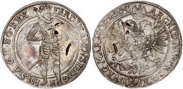 Tsjechië Bohemen Praag. Ferdinand II. (1619-1637). ½
