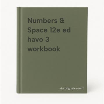 Numbers & Space 12e ed havo 3 workbook 9789001900991, Verzenden